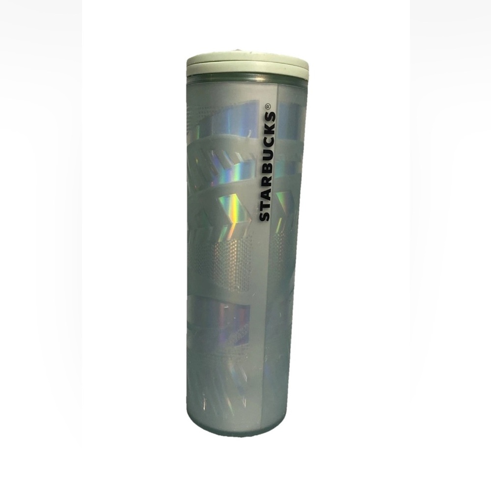 Starbucks Limited Edition 2021 Mint Etched Frosted Ribbon Swirl Tumbler 16oz Cup